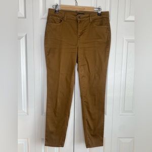 Women's Needle & Cloth Pants Skinny Ankle Brown Pockets Size 12